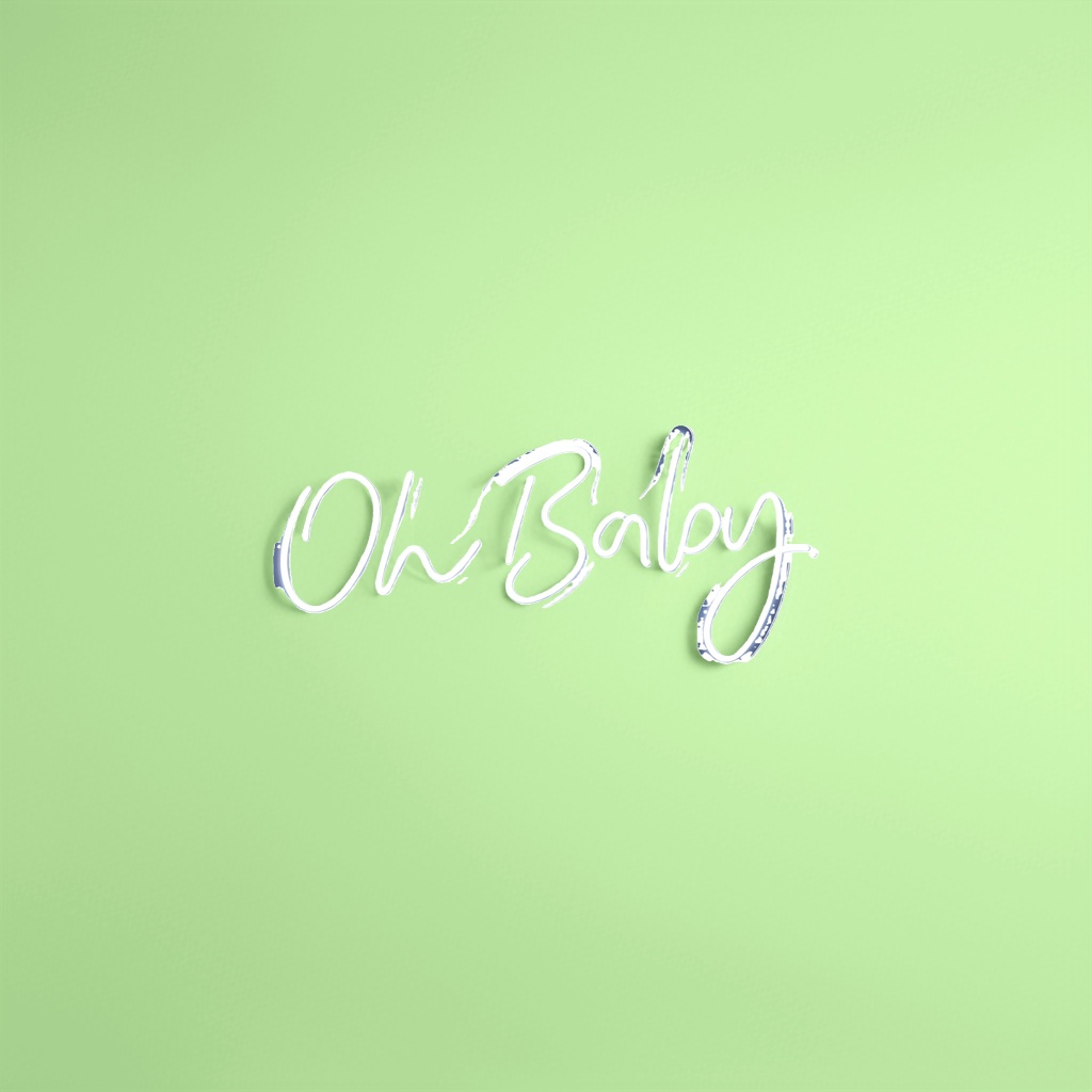 Неоновая вывеска OH Baby оптом из Китая — фотография 4