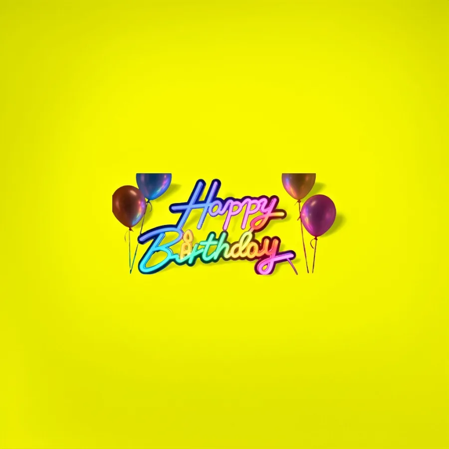 Неоновая вывеска Happy Birthday оптом из Китая — фотография 2