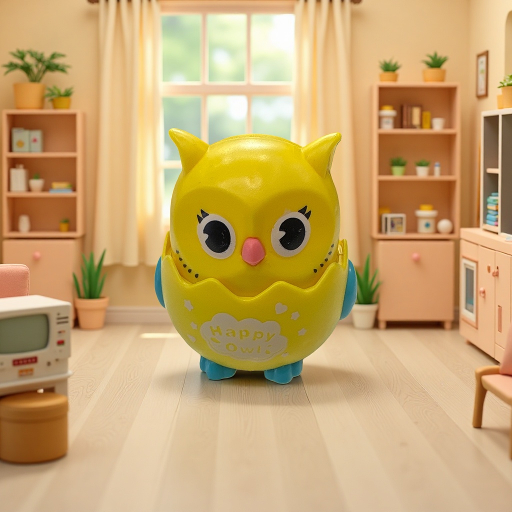 Мягкая игрушка «Совёнок» оптом из Китая — фотография 3
