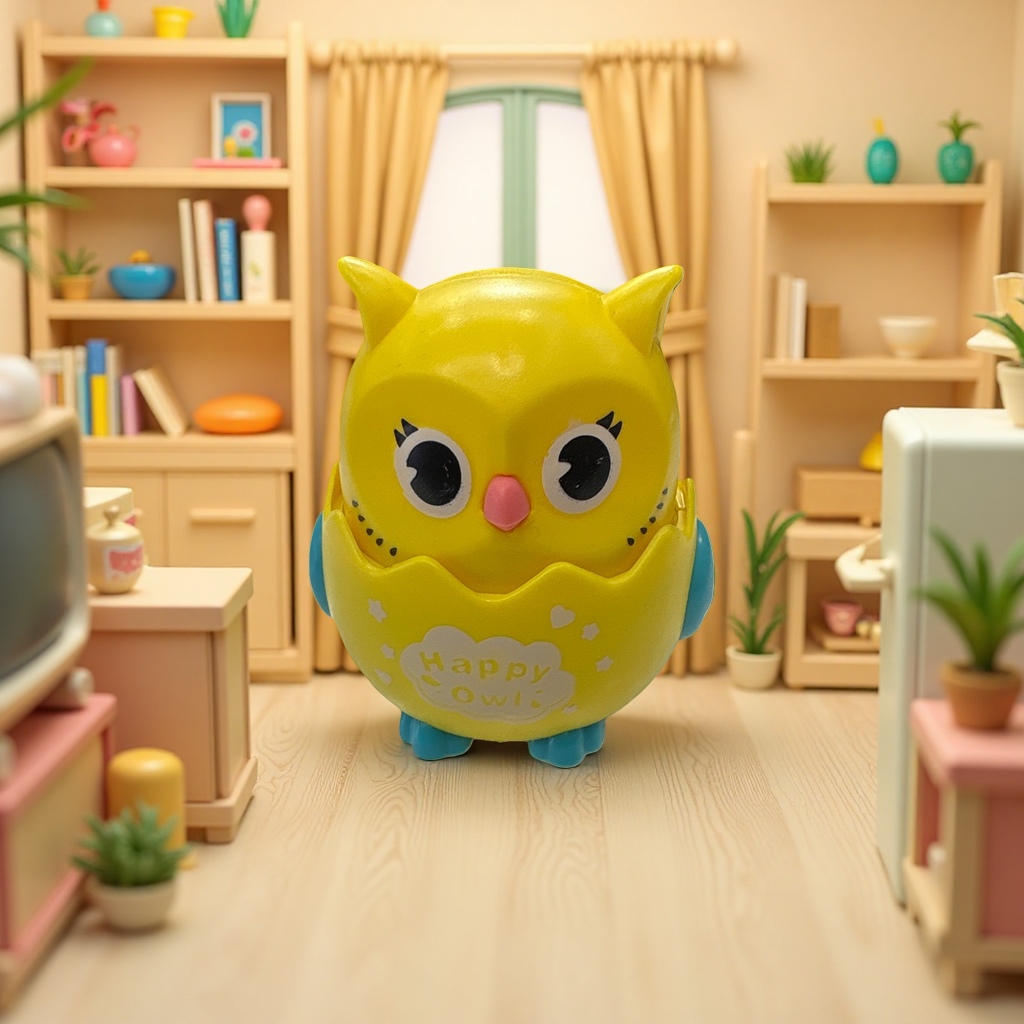 Мягкая игрушка «Совёнок» оптом из Китая — фотография 4