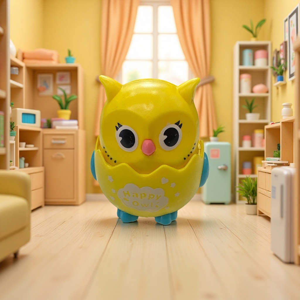 Мягкая игрушка «Совёнок» оптом из Китая — фотография 5