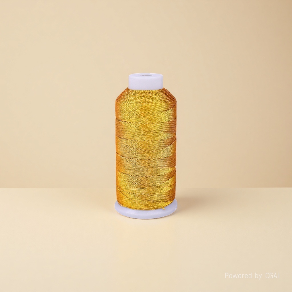 Нить вощёная золотистая 6-прядная оптом из Китая — фотография 5