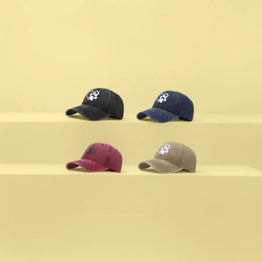 Кепка джинсовая с принтом сердец оптом из Китая — фотография 2
