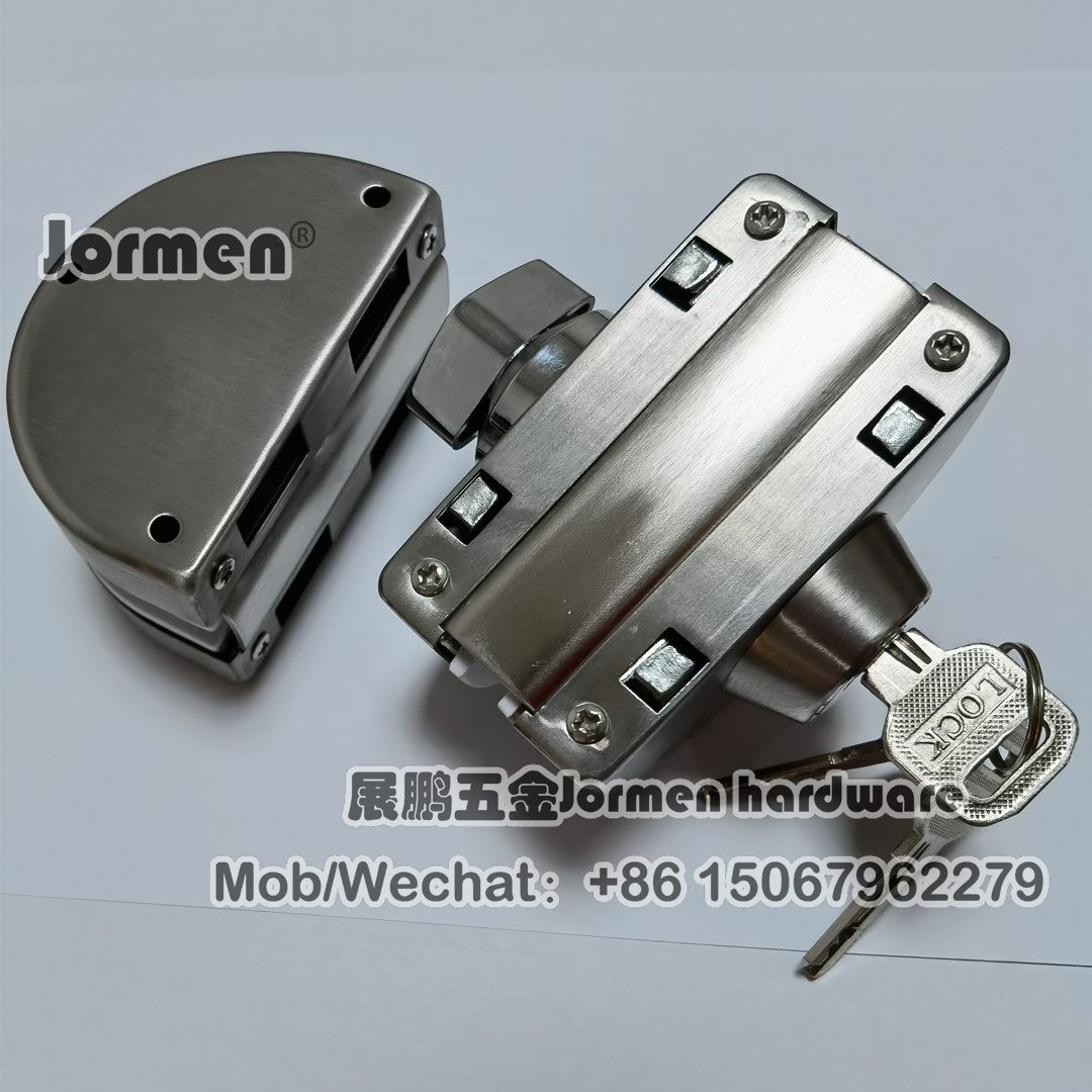 Замок для стеклянной двери с ручкой оптом из Китая — фотография 4
