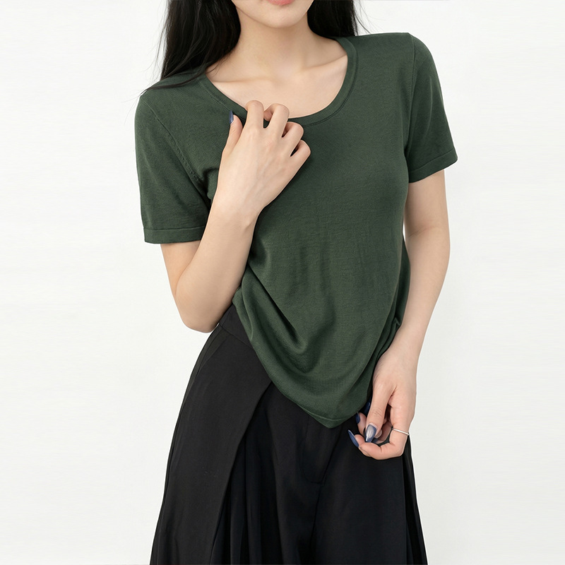 Тонкий джемпер с открытыми плечами оптом из Китая — фотография 3