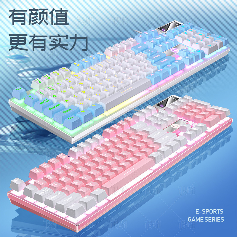 Клавиатура игровая K500 с подсветкой оптом из Китая — фотография 4