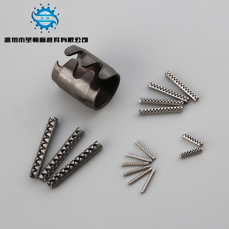 Штифт пружинный зубчатый JIS2808 оптом из Китая — фотография 3