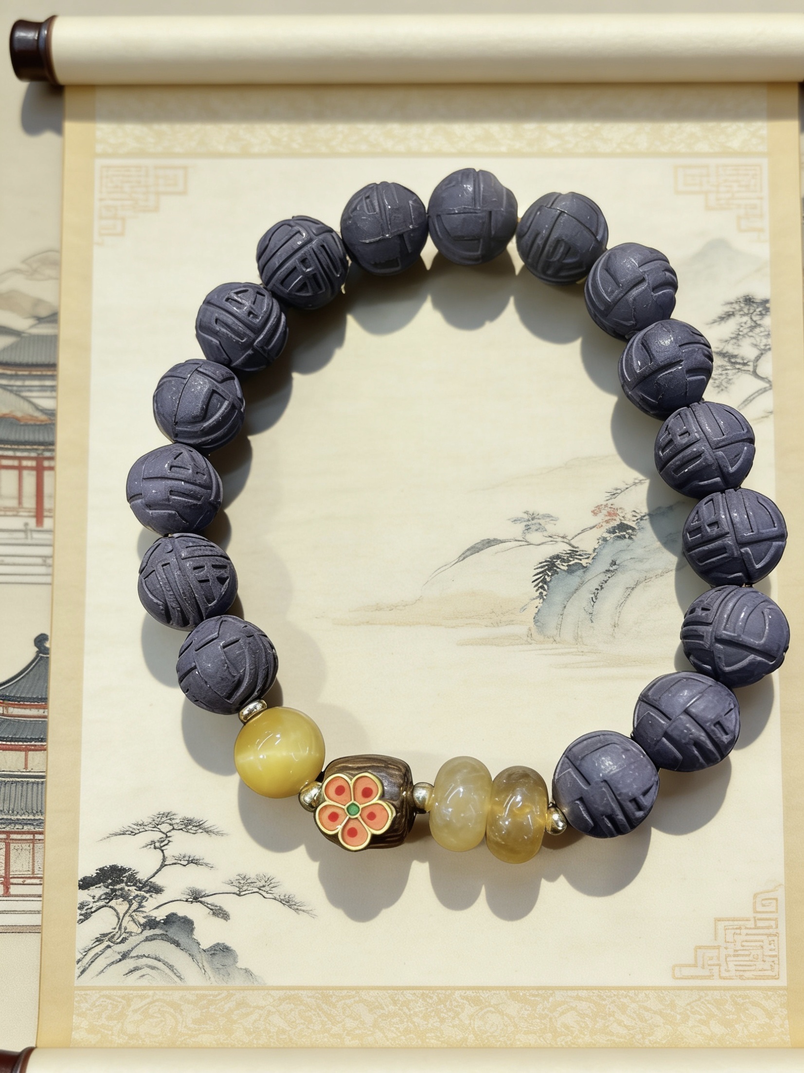 Браслет из бусин ручной работы оптом из Китая — фотография 2