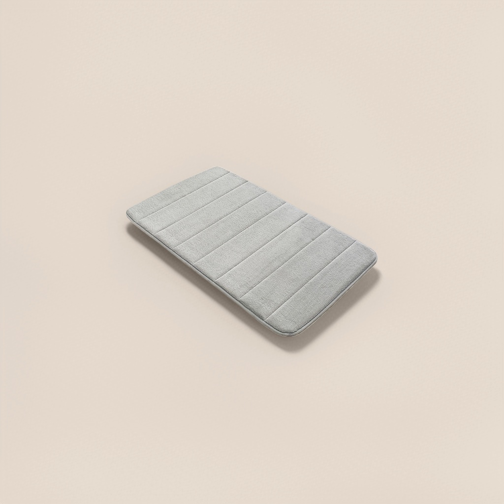 Коврик для ванной в полоску серый оптом из Китая — фотография 5