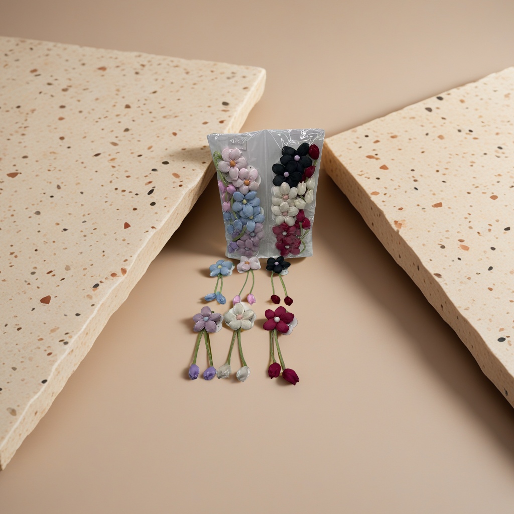 Цветы из шёлка декоративные оптом из Китая — фотография 5