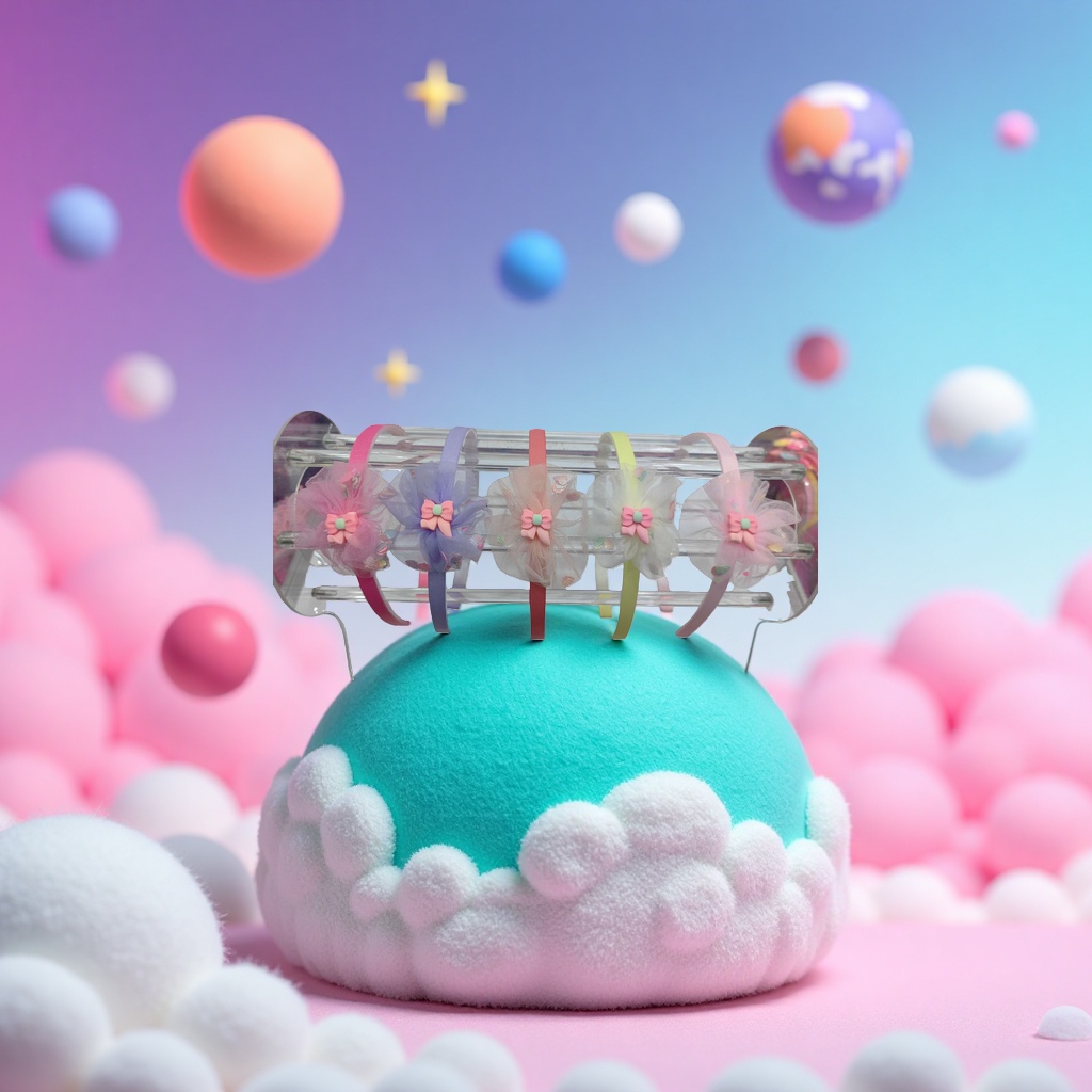 Резинка-бант из сетки оптом из Китая — фотография 3