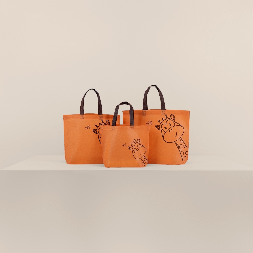 Сумка-шоппер с жирафами оптом из Китая — фотография 5
