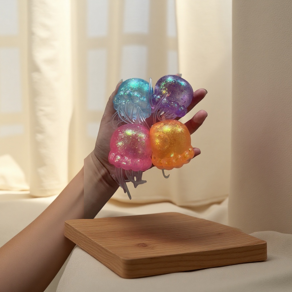Ночник-игрушка «Медуза» оптом из Китая — фотография 3