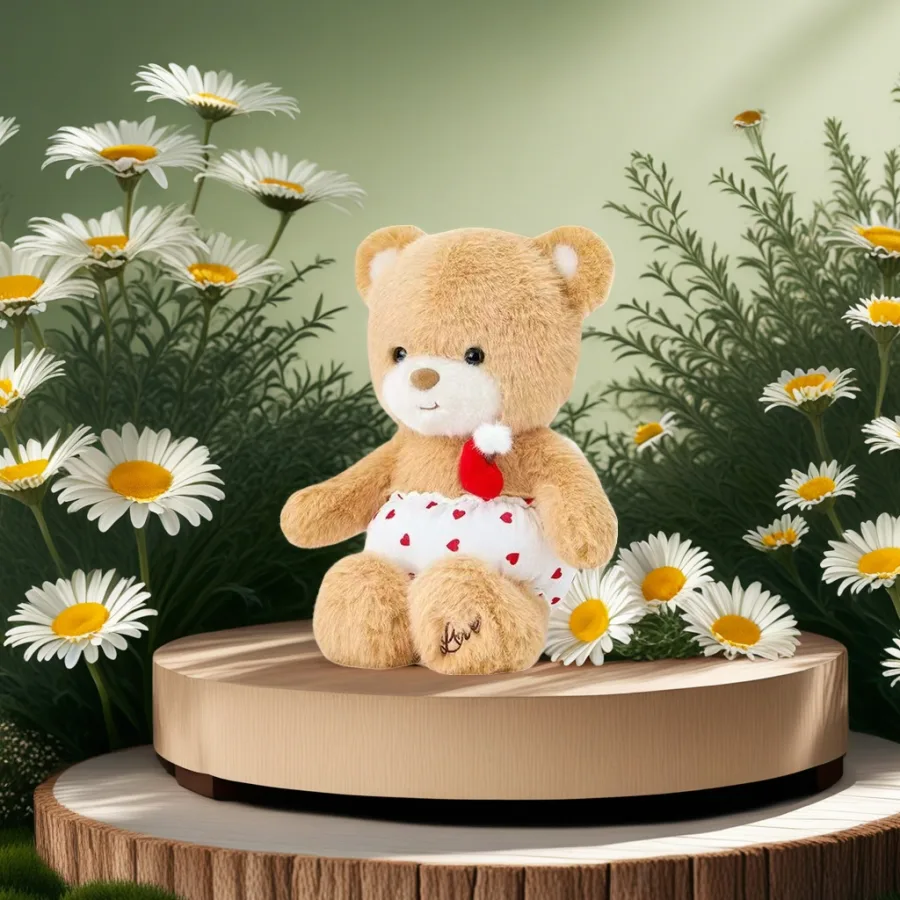 Мягкая игрушка мишка 33 см оптом из Китая — фотография 2