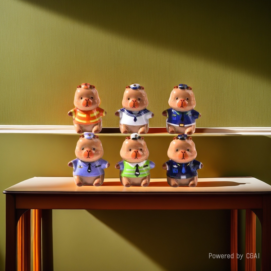 Мягкая игрушка капибара, 6 видов оптом из Китая — фотография 5