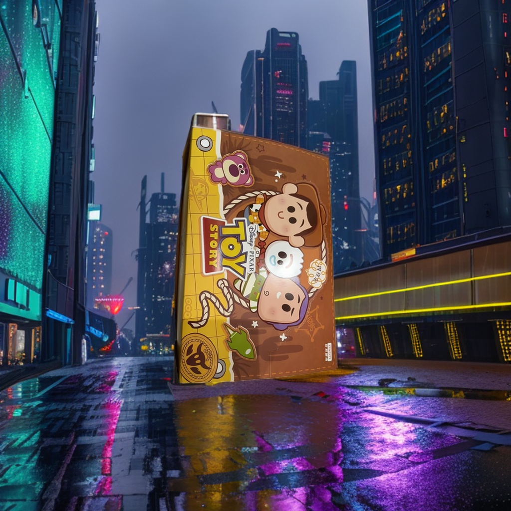 Коробка для игрушек с мультяшным принтом оптом из Китая — фотография 5
