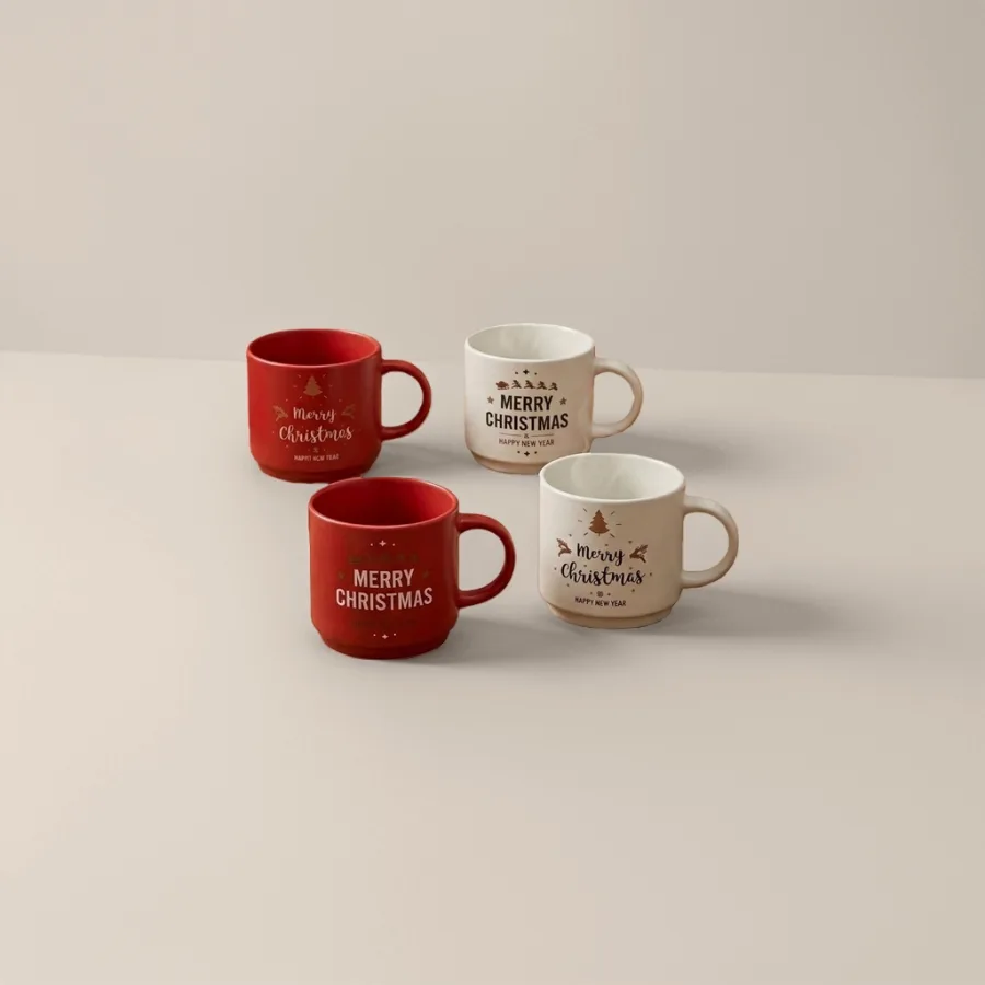 Кружка новогодняя керамическая оптом из Китая — фотография 2