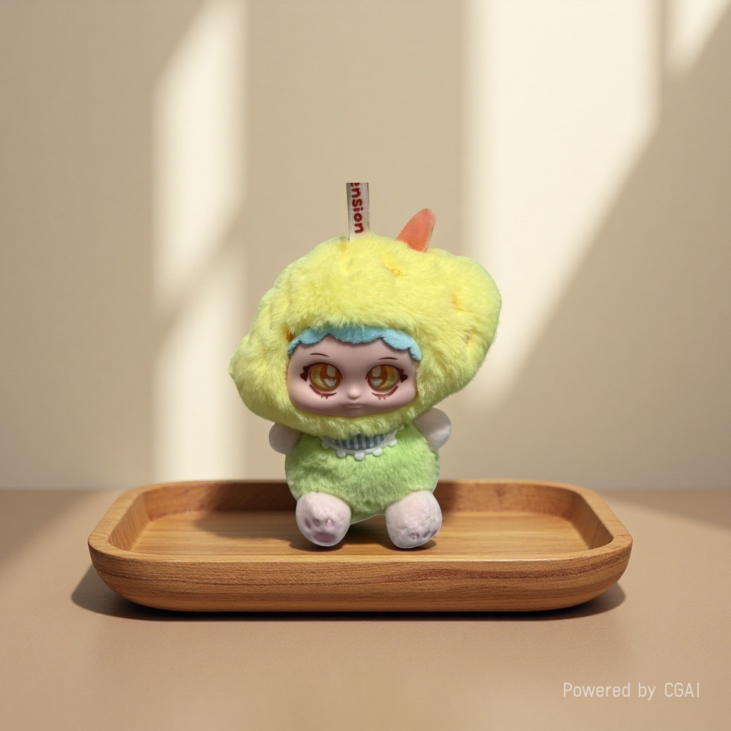 Игрушка-подвеска плюшевая с мордочкой зверька оптом из Китая — фотография 3