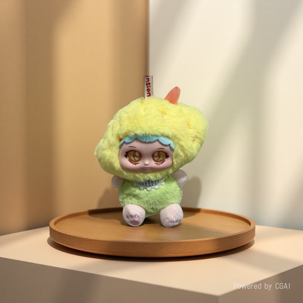 Игрушка-подвеска плюшевая с мордочкой зверька оптом из Китая — фотография 4