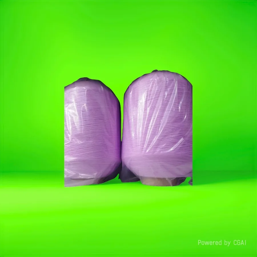 Пряжа светло-сиреневая, 100 г оптом из Китая — фотография 2