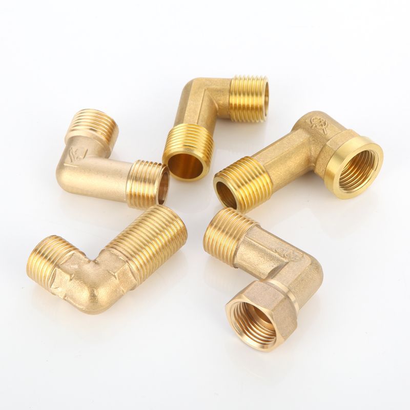 Отвод латунный с наружной резьбой 1/2" оптом из Китая — фотография 3