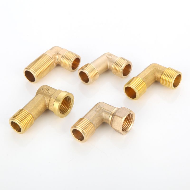 Отвод латунный с наружной резьбой 1/2" оптом из Китая — фотография 4