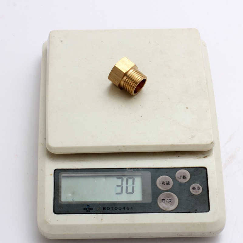 Удлинённый резьбовой ниппель 1/2" латунный оптом из Китая — фотография 5