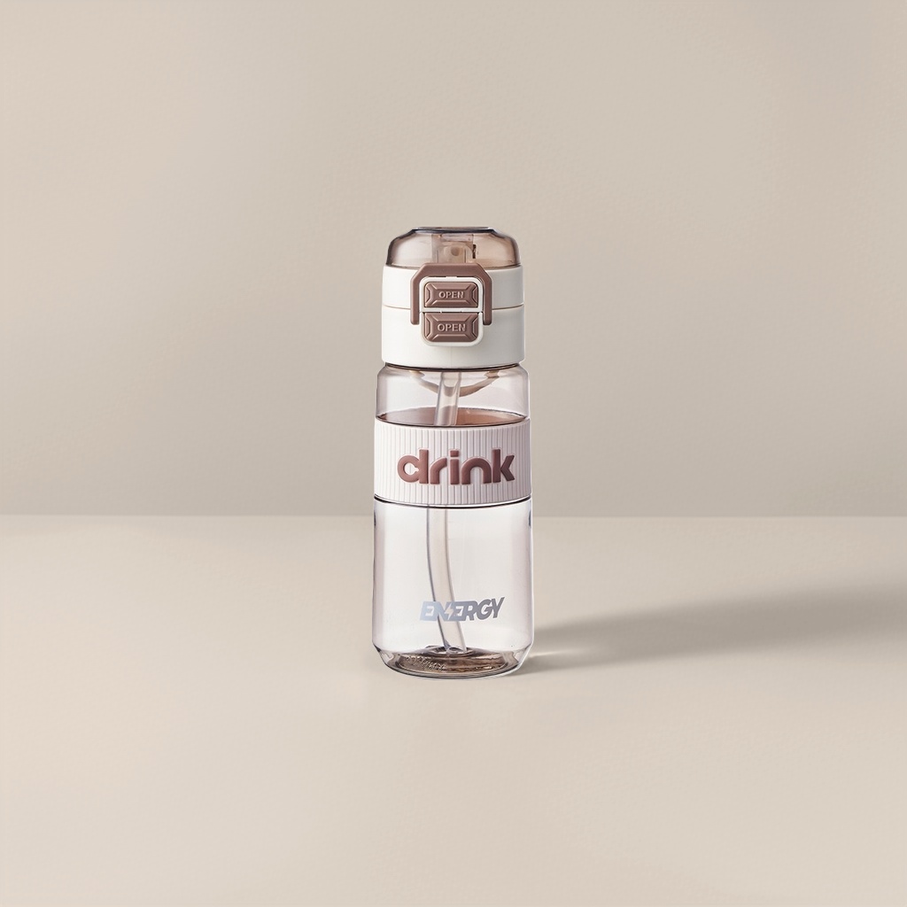 Бутылка для воды с крышкой-кнопкой ENERGY оптом из Китая — фотография 4