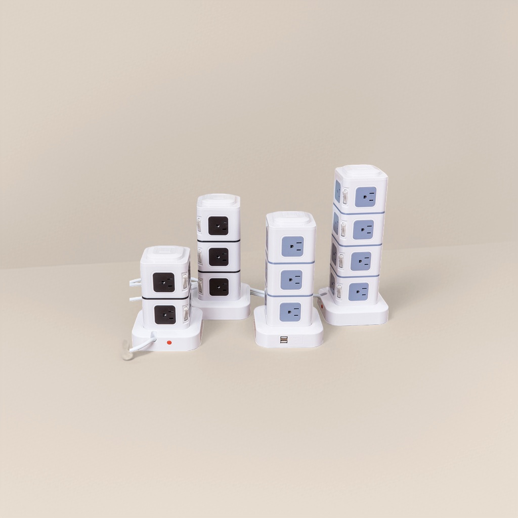 Удлинитель с USB и кабелем 3 м оптом из Китая — фотография 4