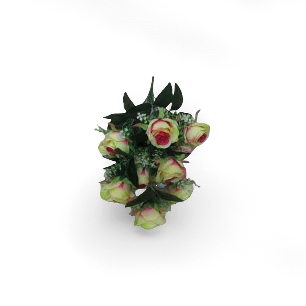 Букет роз жёлто-розовый оптом из Китая — фотография 5