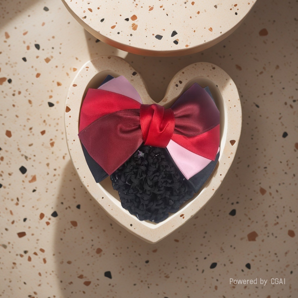 Заколка с атласным бантом оптом из Китая — фотография 3