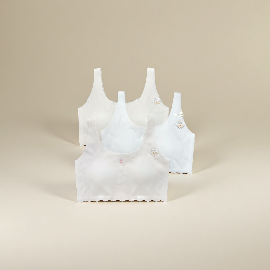 Топ-бра для девочек белый оптом из Китая — фотография 3