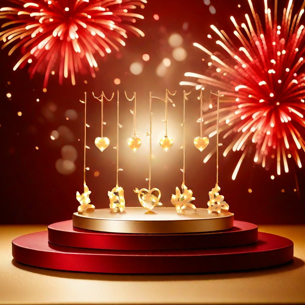 Гирлянда «Happy Birthday» с сердечками оптом из Китая — фотография 5