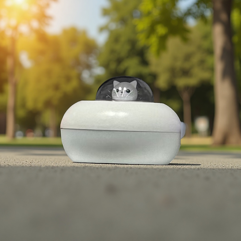 Статуэтка керамическая «Кошка» белая оптом из Китая — фотография 4