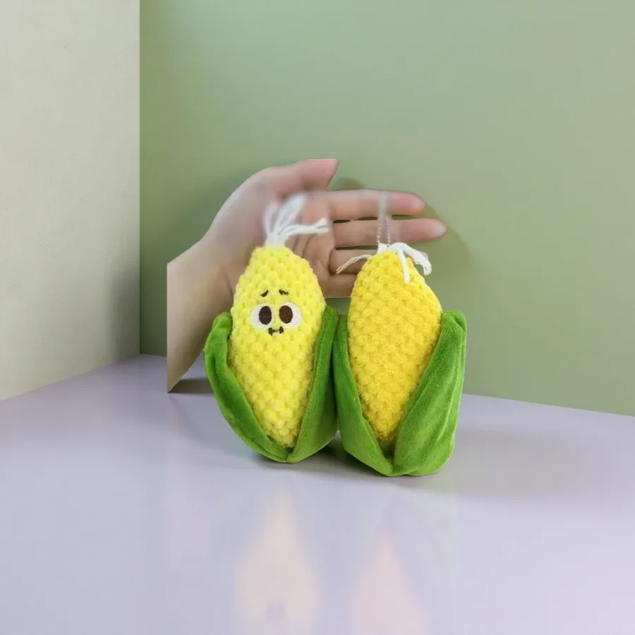 Мягкая игрушка-подушка «Кукуруза» оптом из Китая — фотография 2