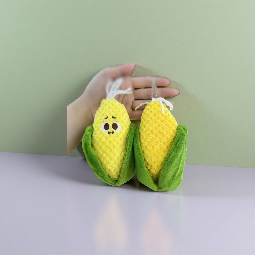 Мягкая игрушка-подушка «Кукуруза» оптом из Китая — фотография 3