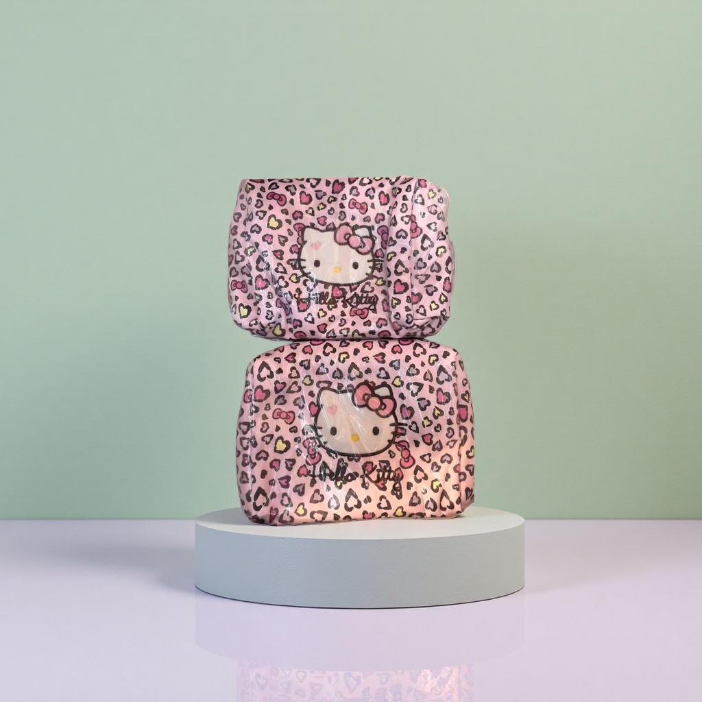 Косметичка Hello Kitty с леопардовым принтом оптом из Китая — фотография 4