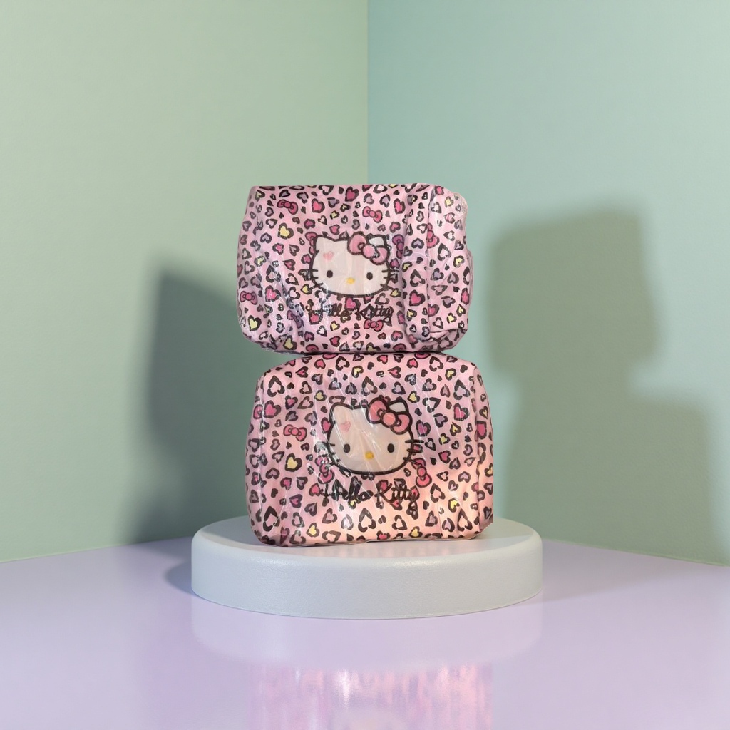 Косметичка Hello Kitty с леопардовым принтом оптом из Китая — фотография 5
