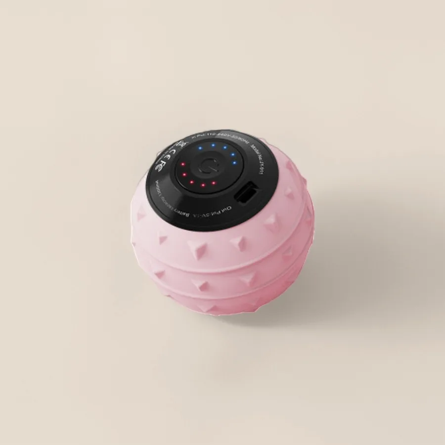 Мячи массажные силиконовые, розовые оптом из Китая — фотография 2