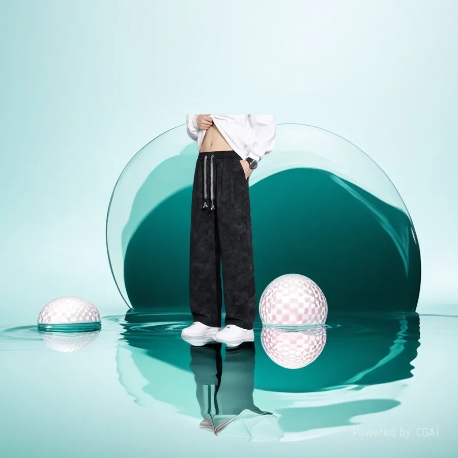 Брюки женские широкие летние оптом из Китая — фотография 2