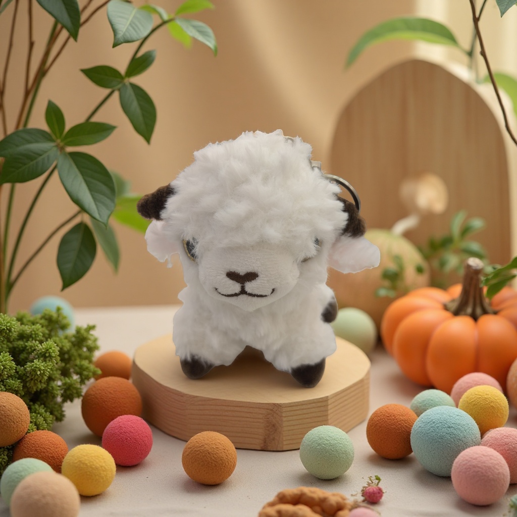 Мягкая игрушка овечка оптом из Китая — фотография 3