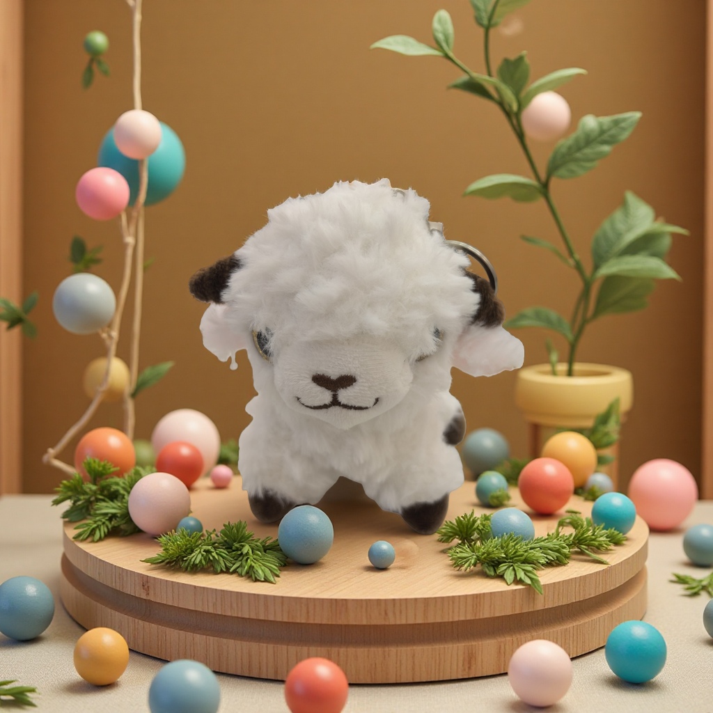 Мягкая игрушка овечка оптом из Китая — фотография 4