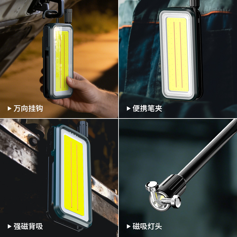 LED-фонарь для ремонта с магнитным крючком оптом из Китая — фотография 4
