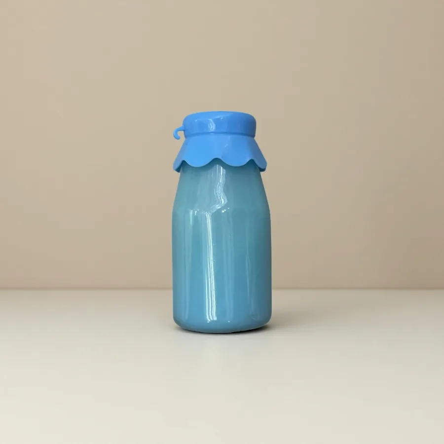 Бутылка для воды пластиковая голубая оптом из Китая — фотография 2