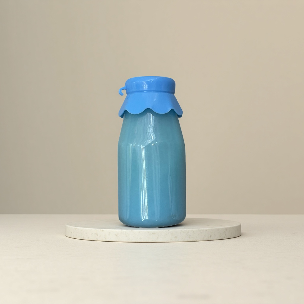 Бутылка для воды пластиковая голубая оптом из Китая — фотография 3