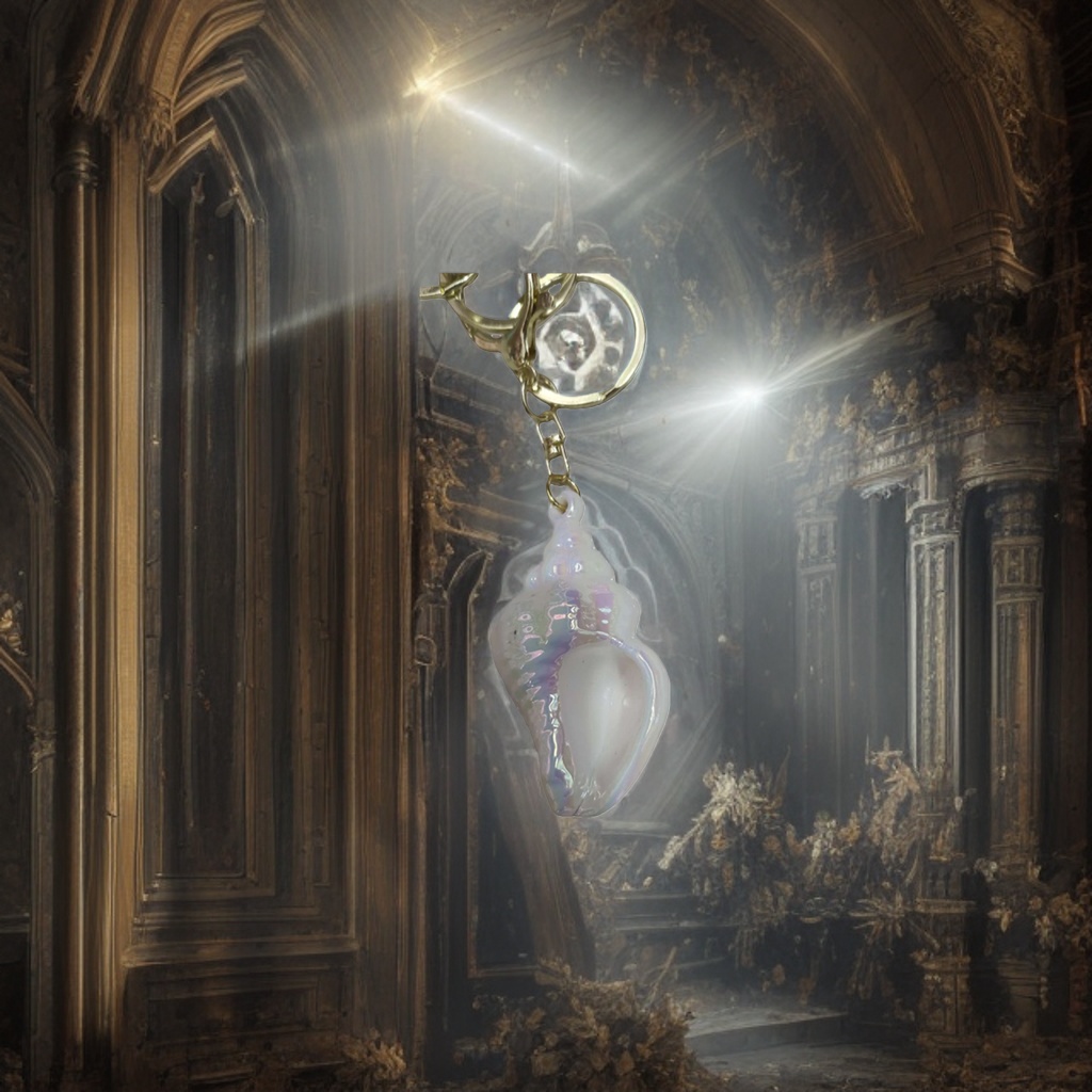 Брелок из натуральной ракушки-улитки оптом из Китая — фотография 3