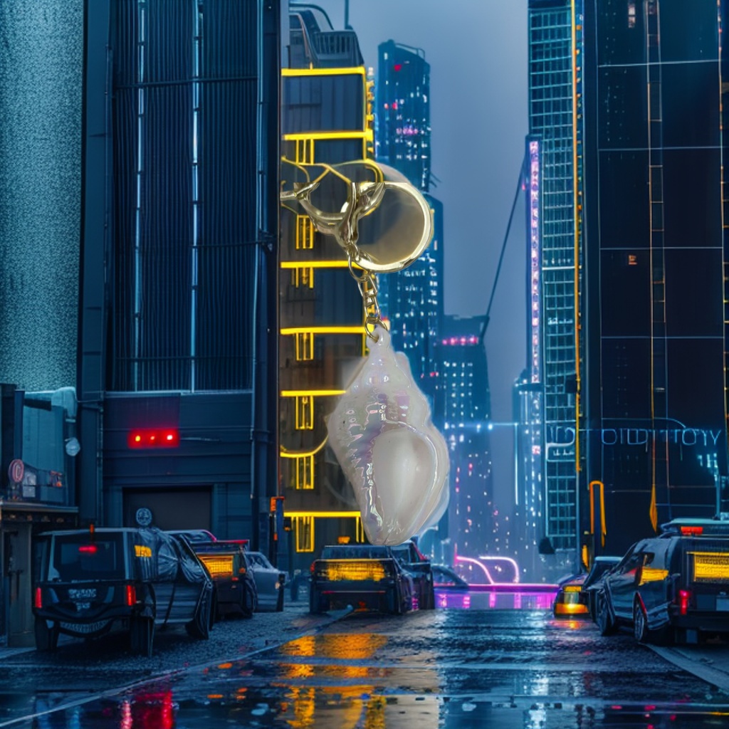 Брелок из натуральной ракушки-улитки оптом из Китая — фотография 4