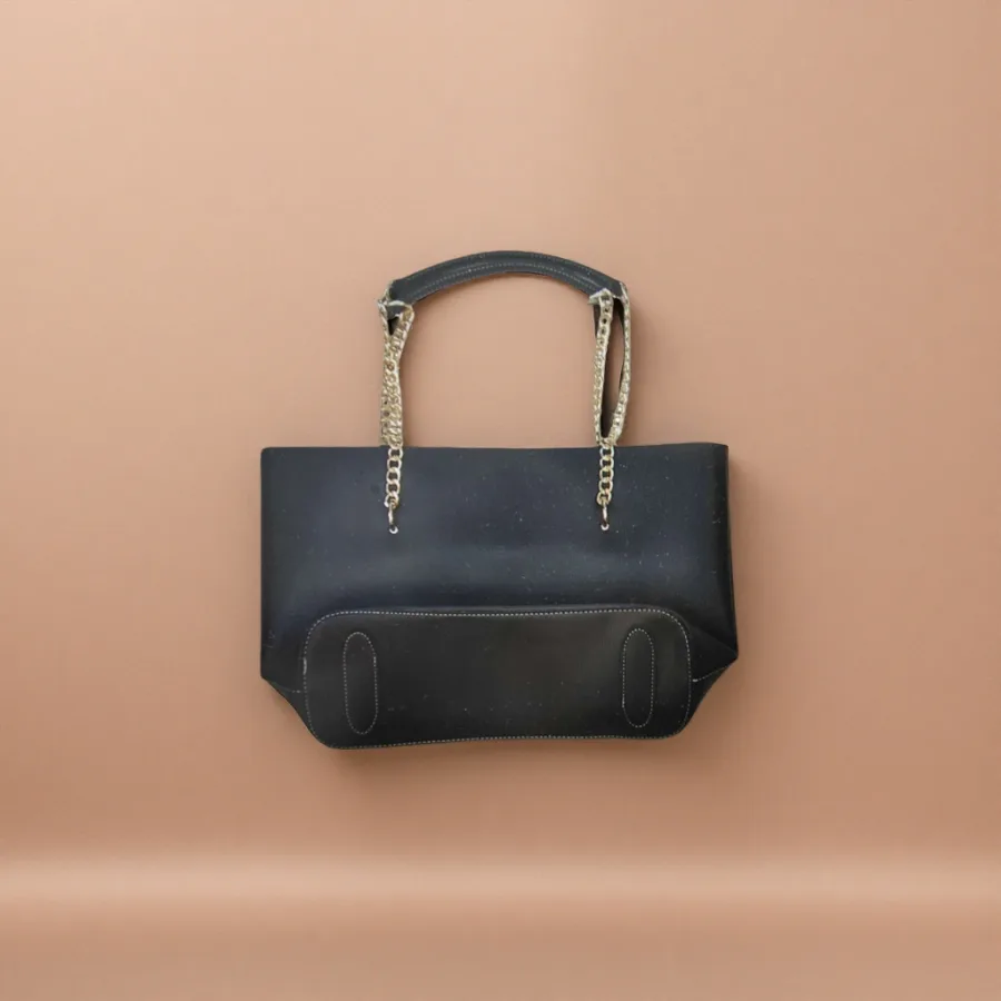 Сумка деловая чёрная кожаная оптом из Китая — фотография 2