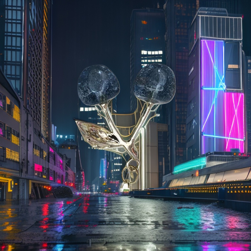 Подвеска декоративная с шарами синяя оптом из Китая — фотография 5