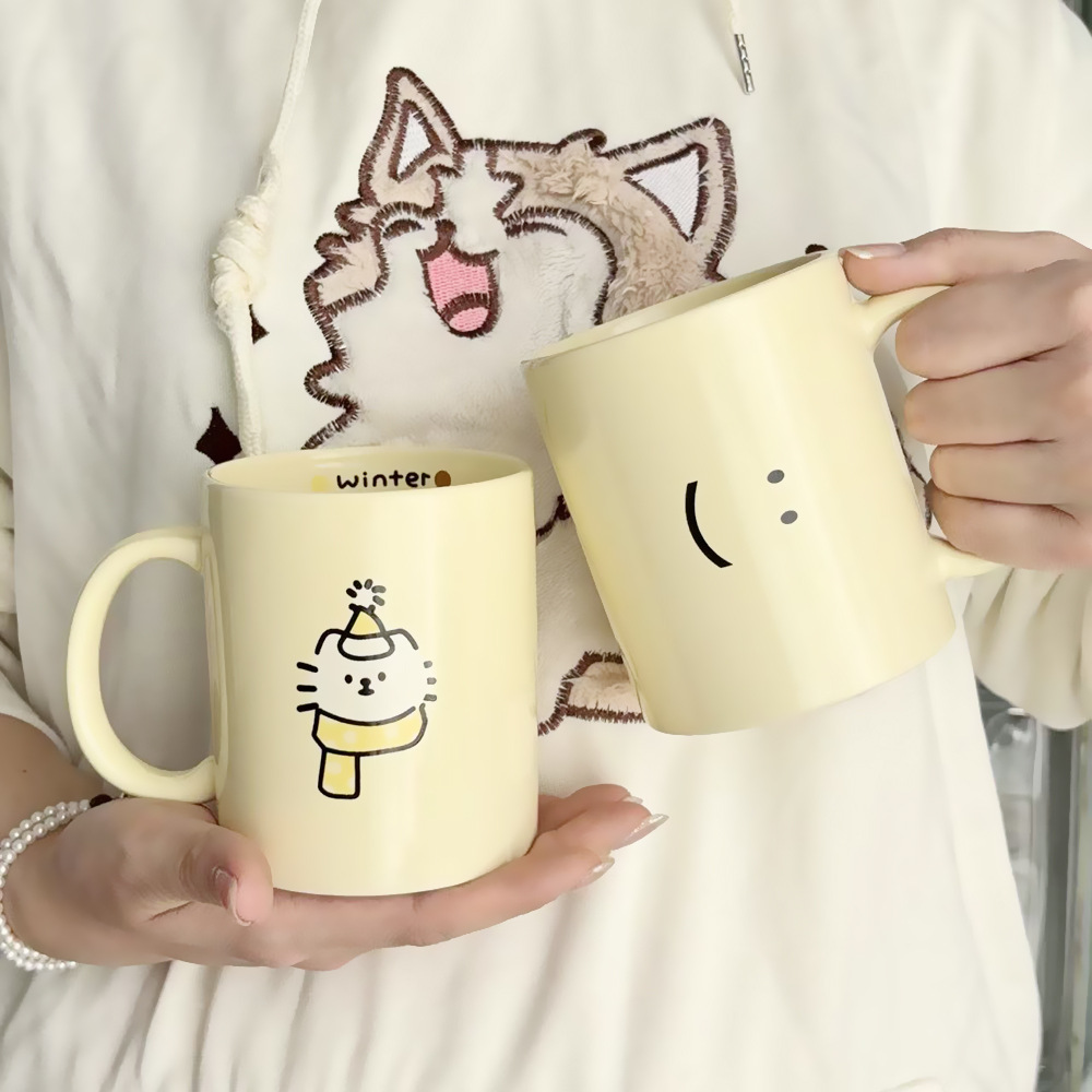 Кружка керамическая «Котик» оптом из Китая — фотография 5